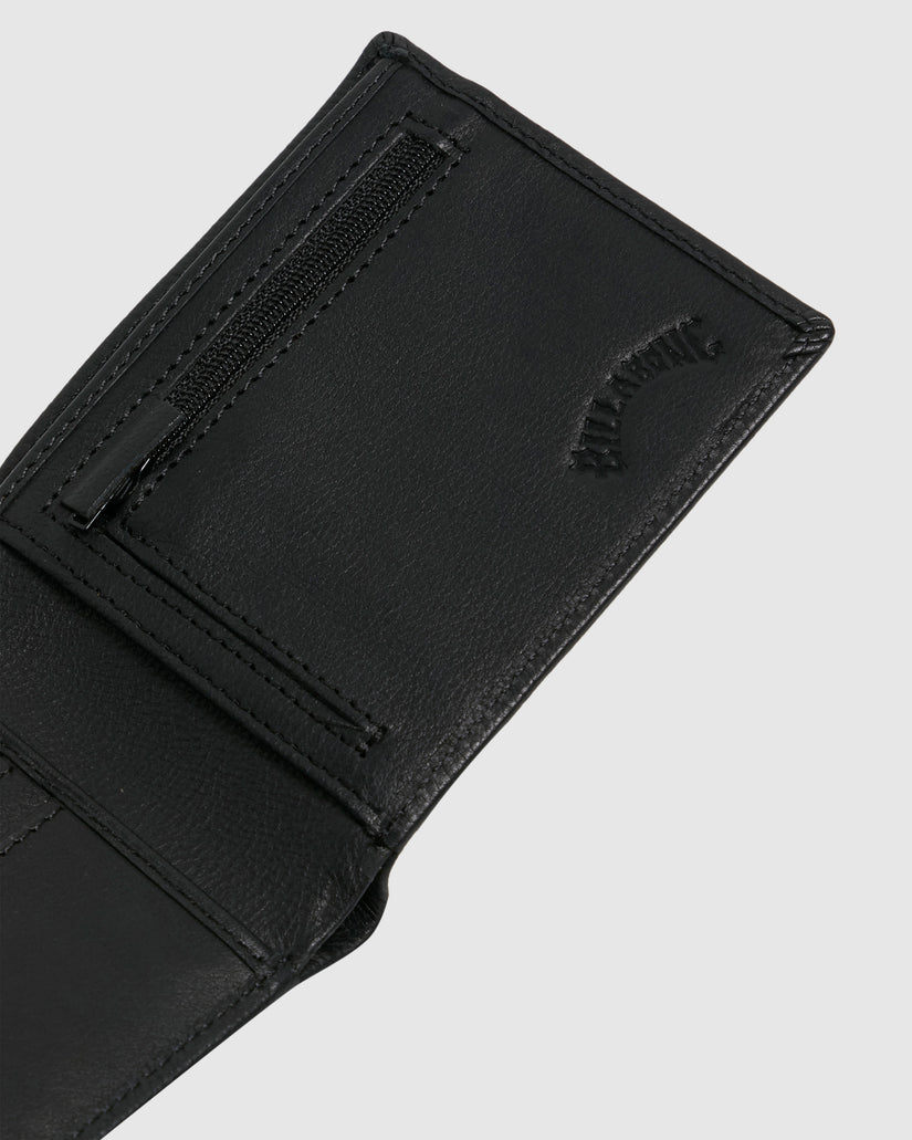 Mens Slim 2 In 1 Leather Wallet