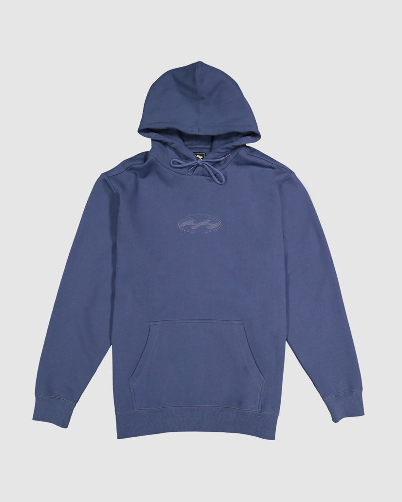 Mens Tonal Wave Pop Hoodie