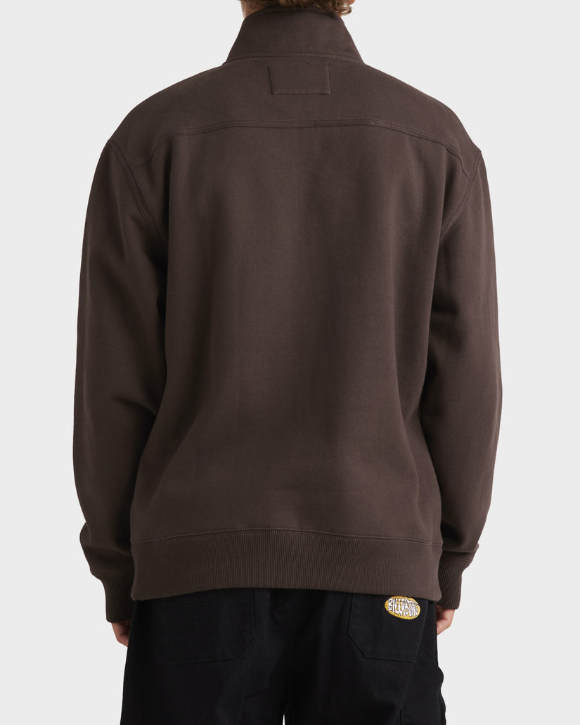 Mens Script Zip Up Jumper