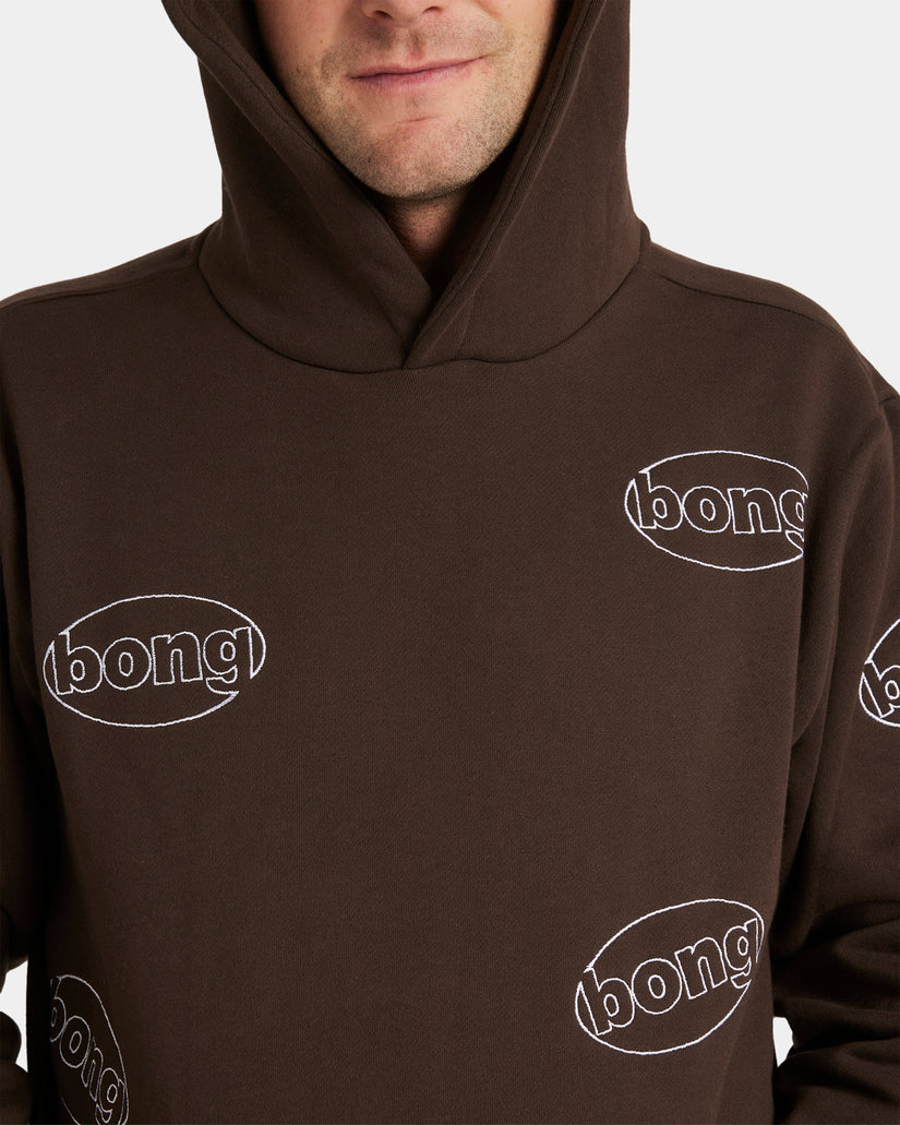 Mens Bong All Over Pop Hoodie