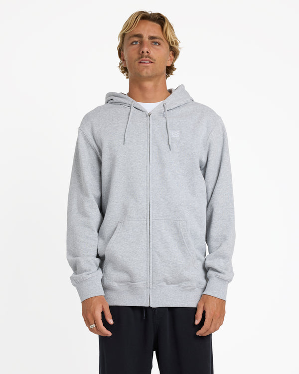 Mens Premium Wave Wash Zip Up Hoodie