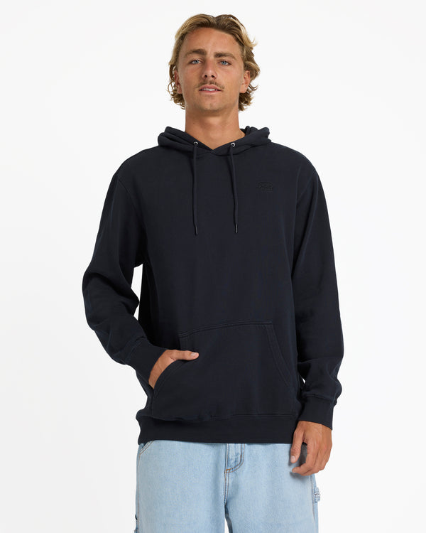 Mens Premium Wave Wash Pullover Hoodie