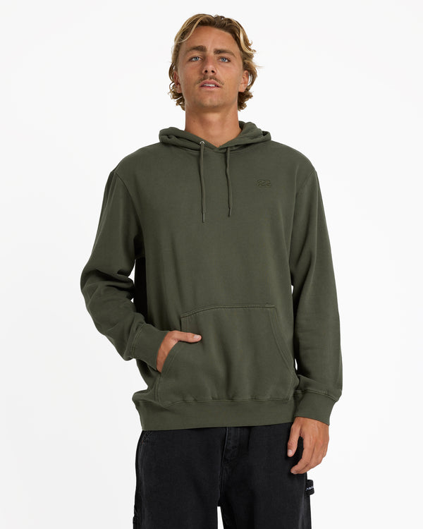 Mens Premium Wave Wash Pullover Hoodie