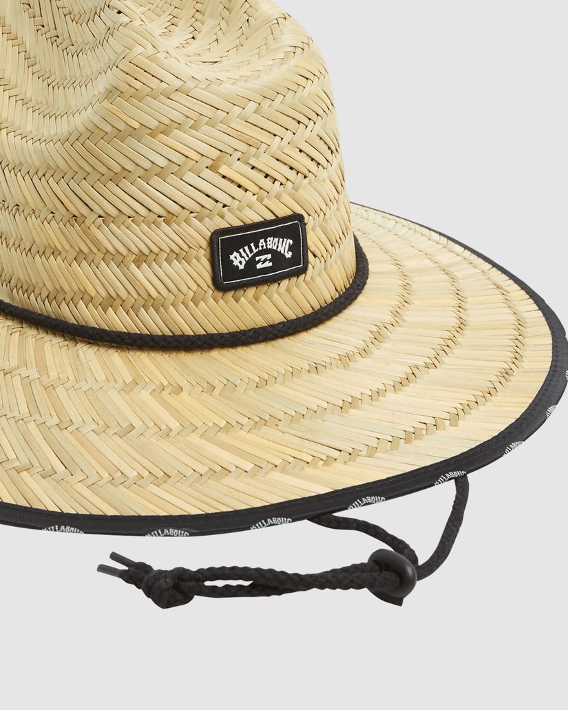 Mens Waves Straw Hat