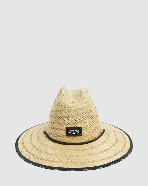 Mens Waves Straw Hat