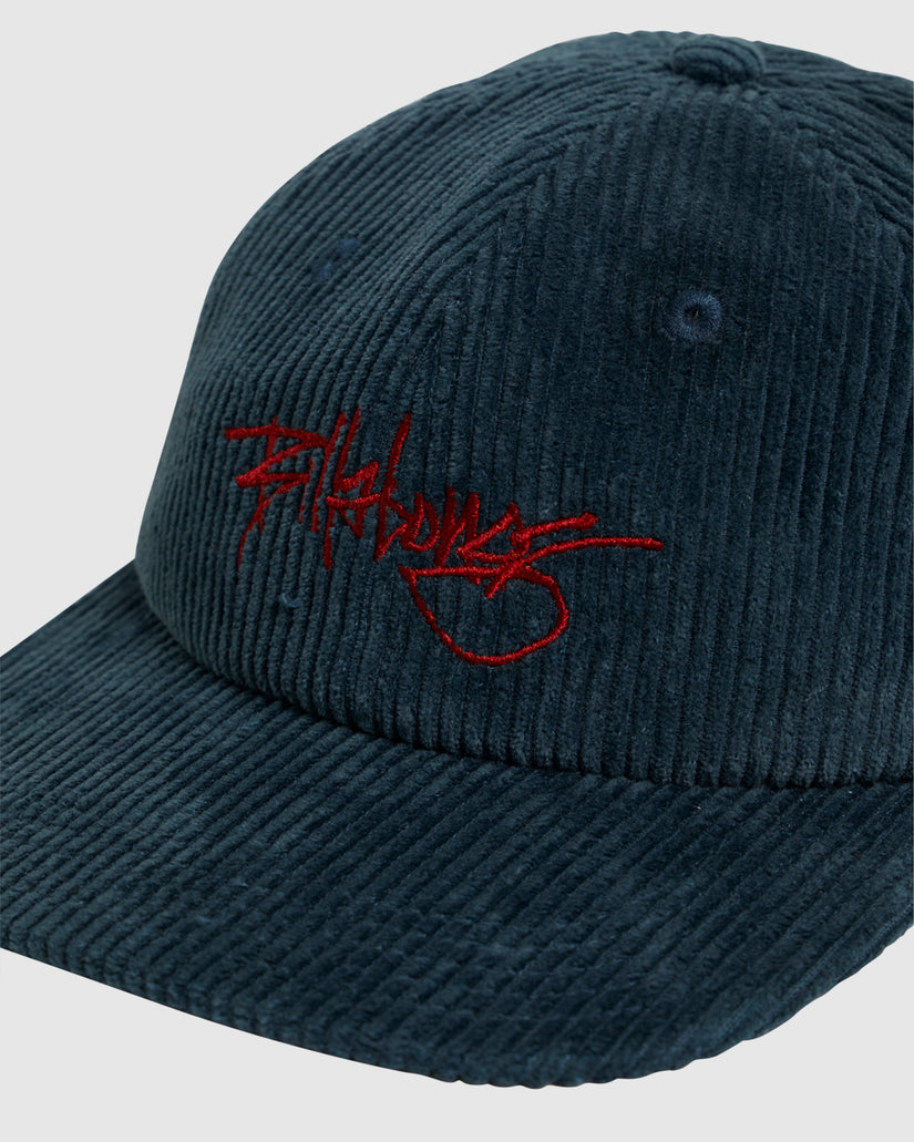 Mens Script Cord Snapback Cap