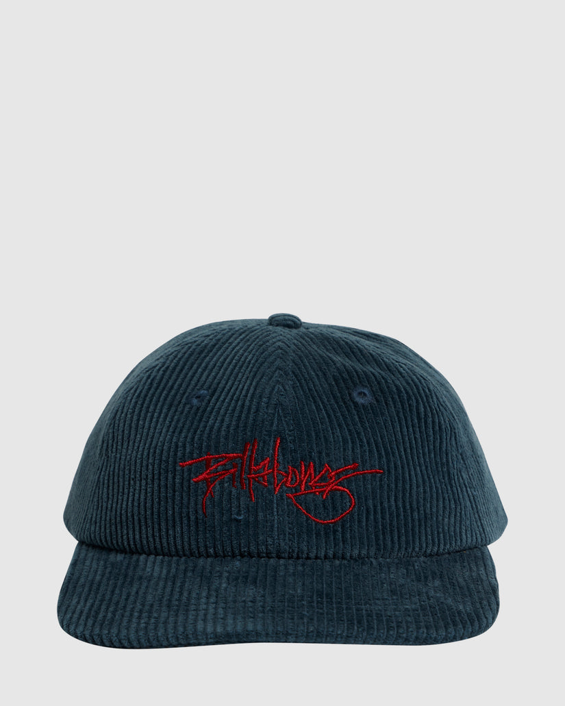 Mens Script Cord Snapback Cap