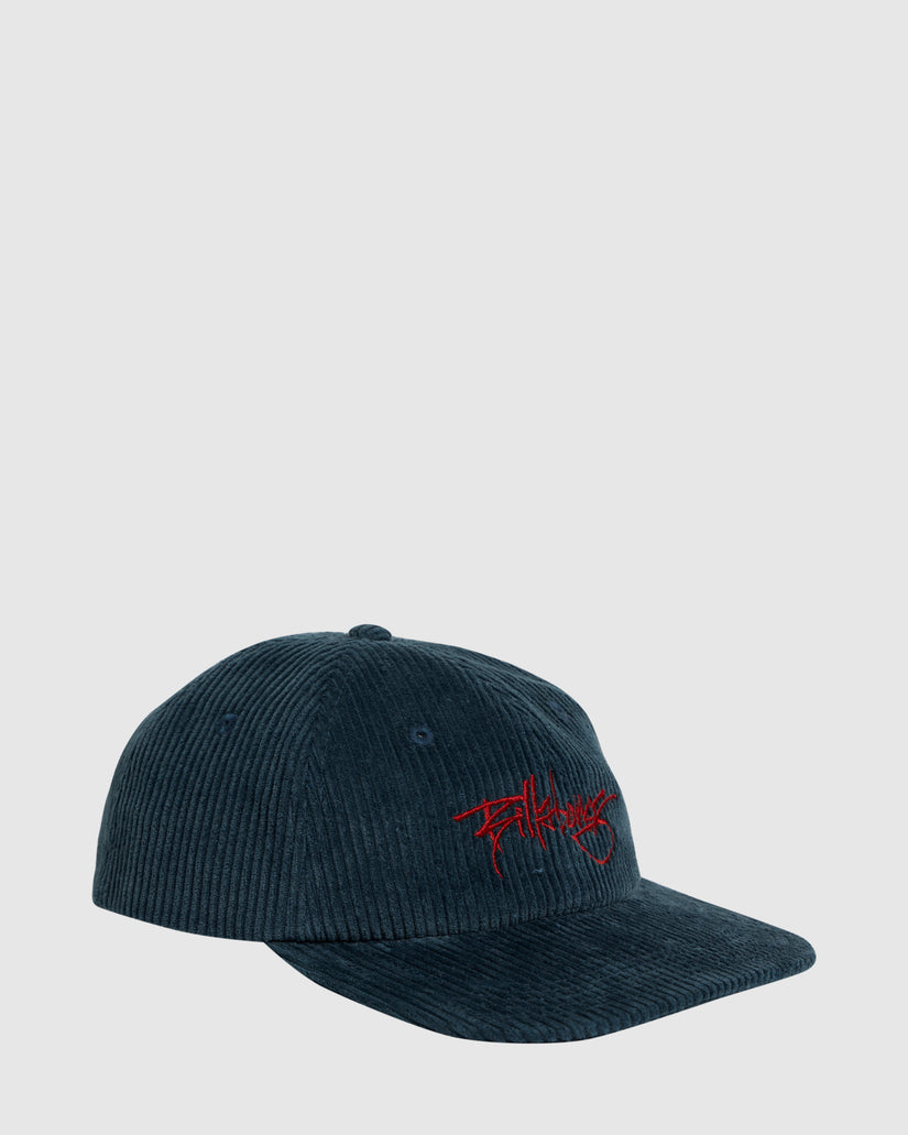 Mens Script Cord Snapback Cap