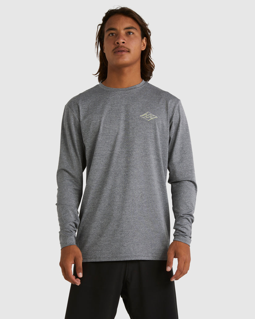 Mens Diamond Shoreline Rash Vest