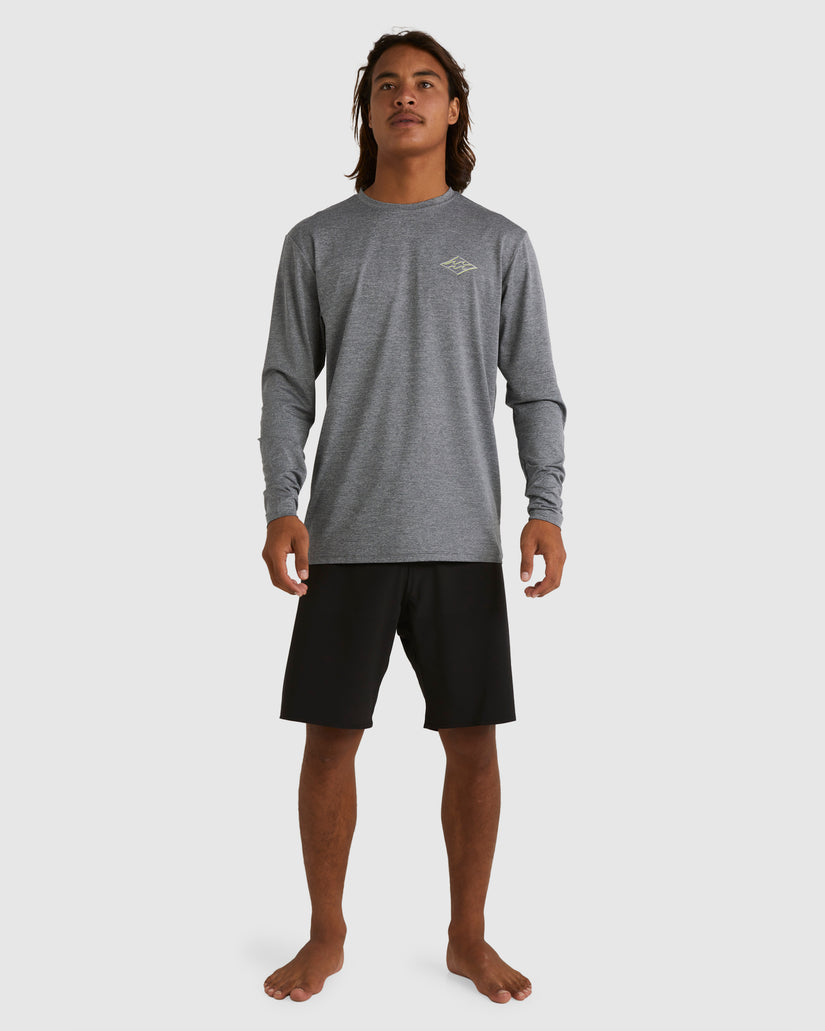 Mens Diamond Shoreline Rash Vest