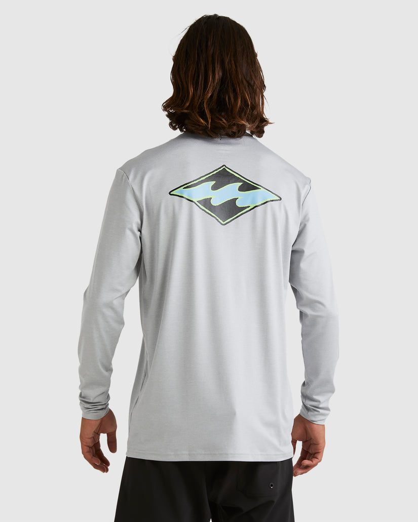 Mens Diamond Shoreline Rash Vest