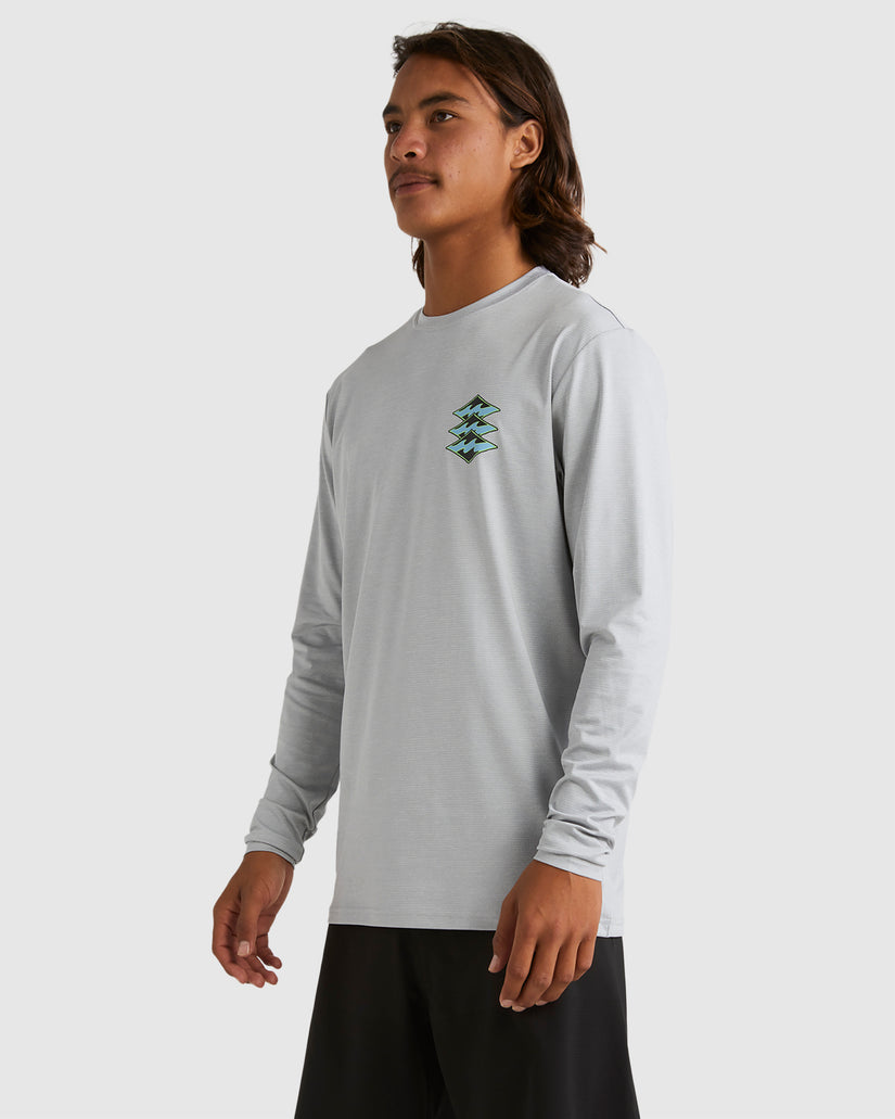 Mens Diamond Shoreline Rash Vest