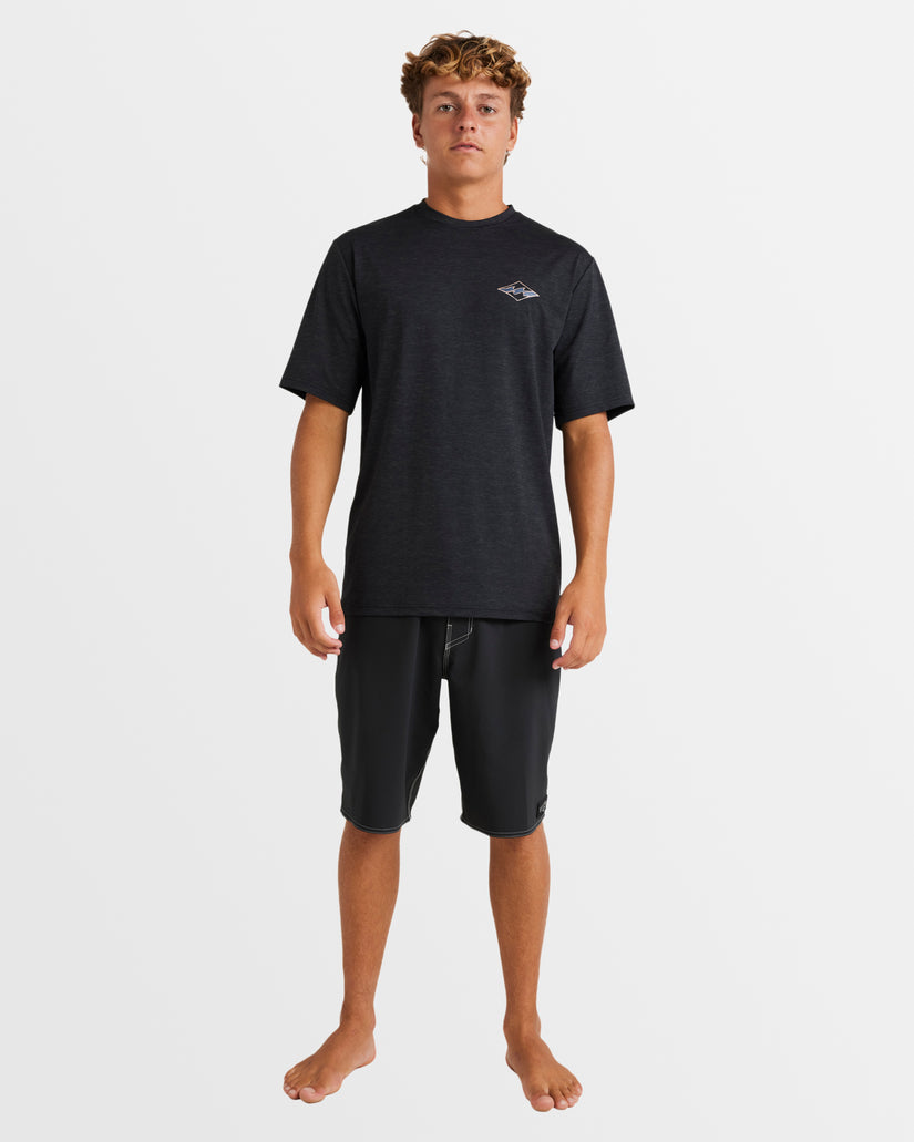 Mens Diamon Shoreline Loose Fit Rash Vest