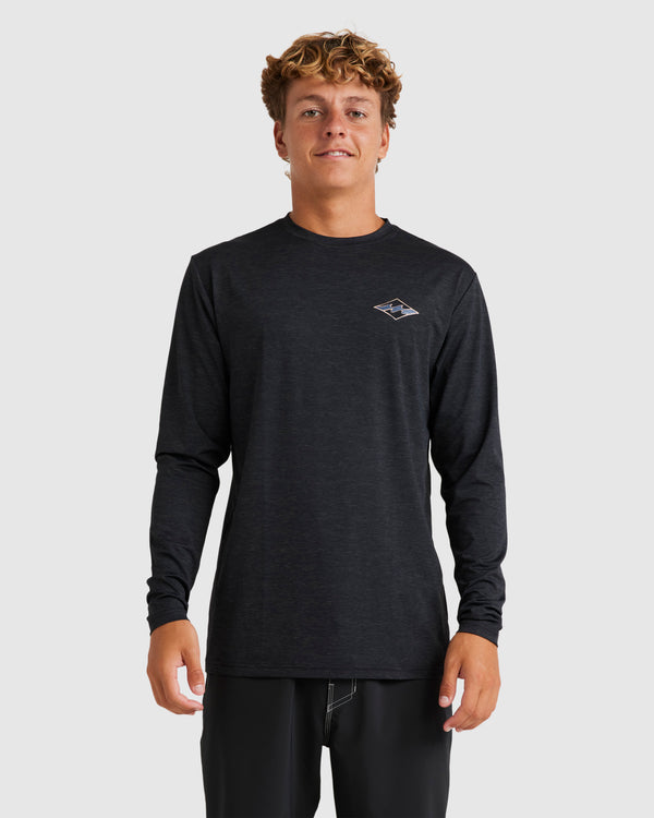 Mens Diamond Shoreline Rash Vest