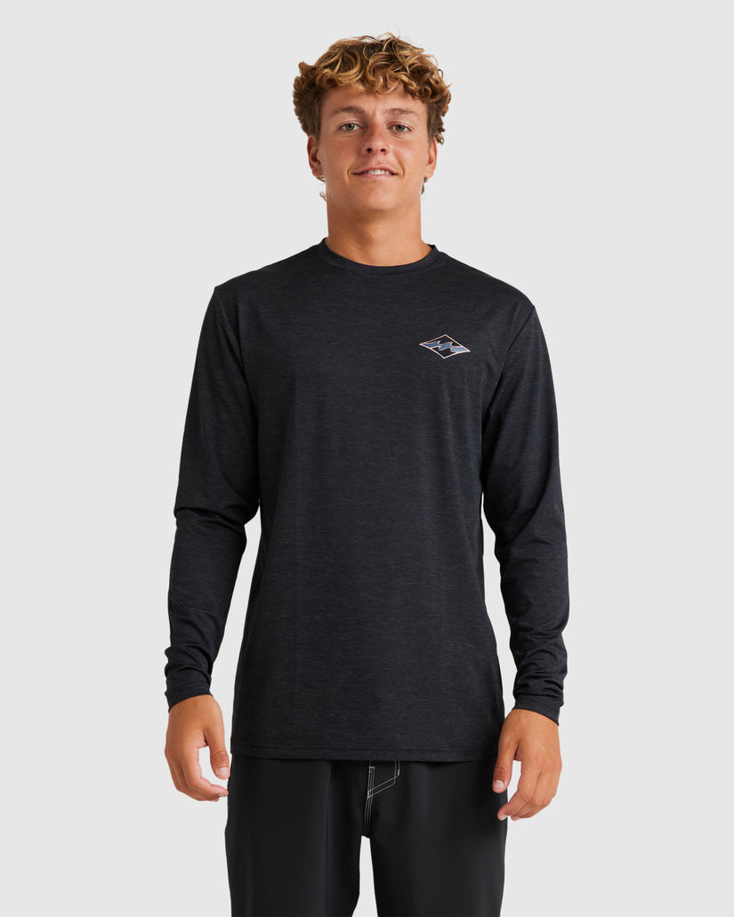 Mens Diamond Shoreline Rash Vest