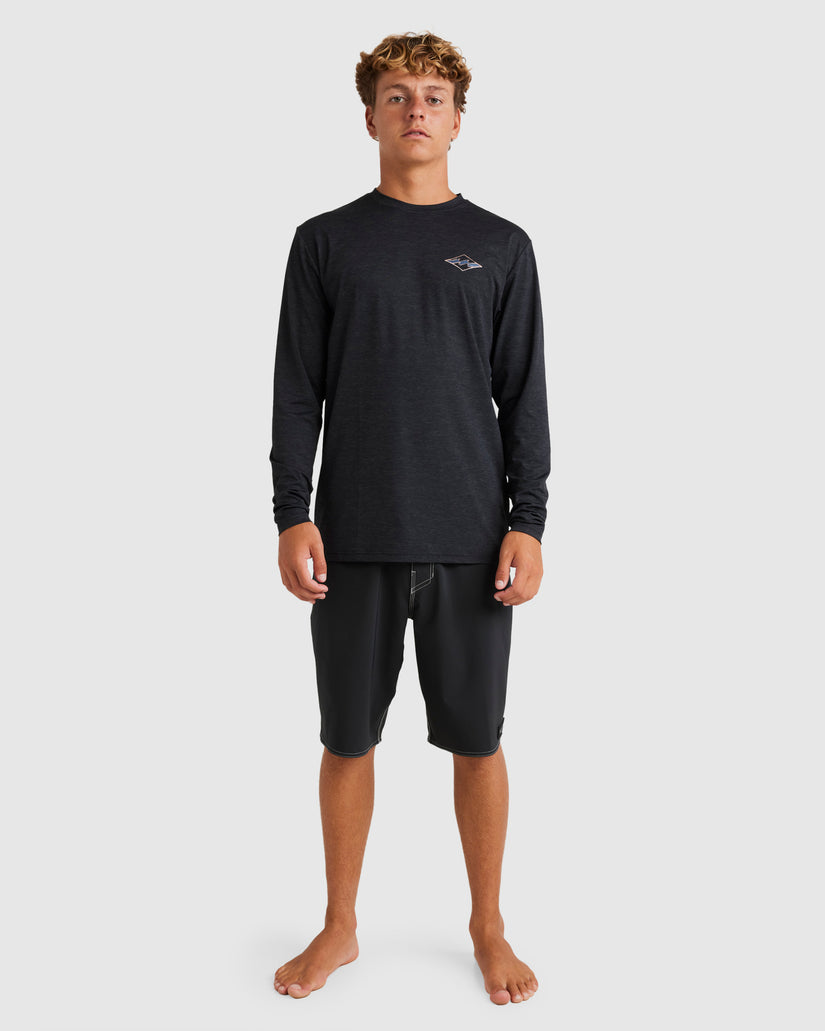 Mens Diamond Shoreline Rash Vest