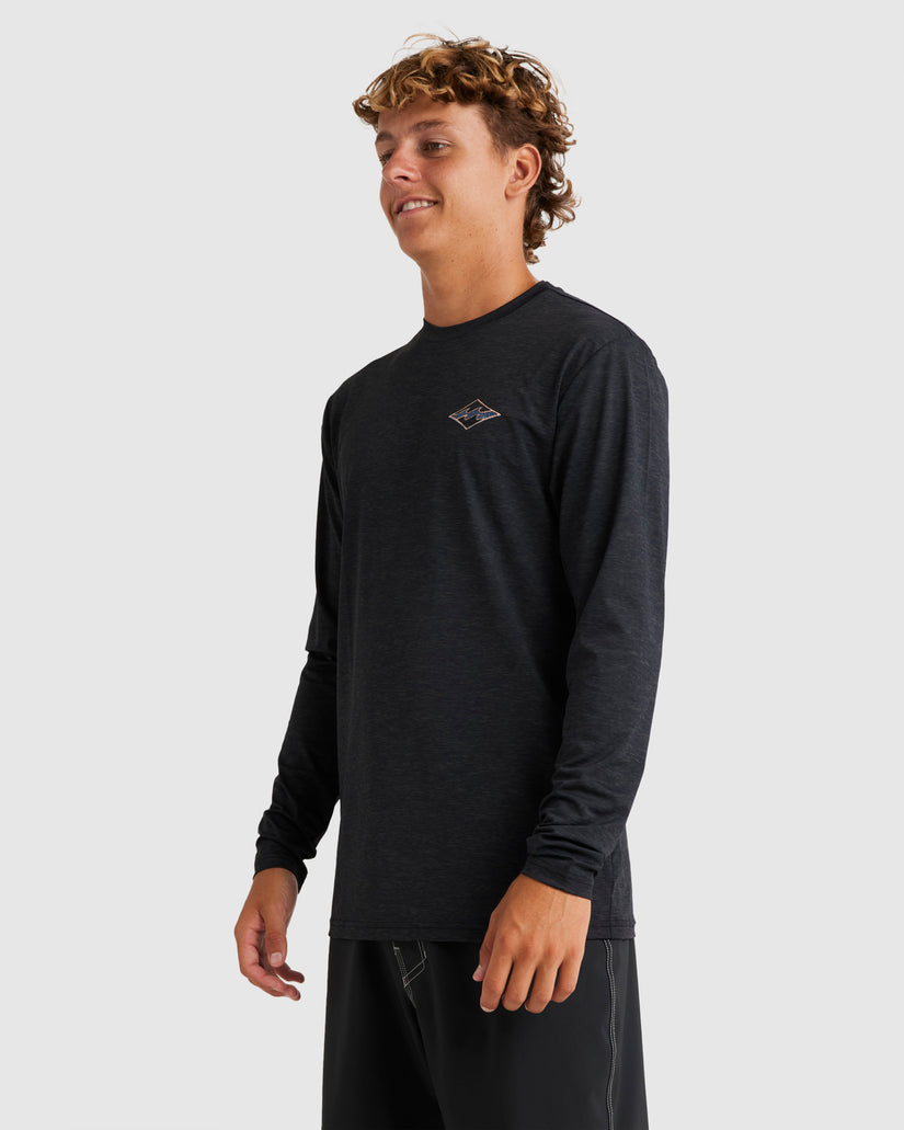 Mens Diamond Shoreline Rash Vest