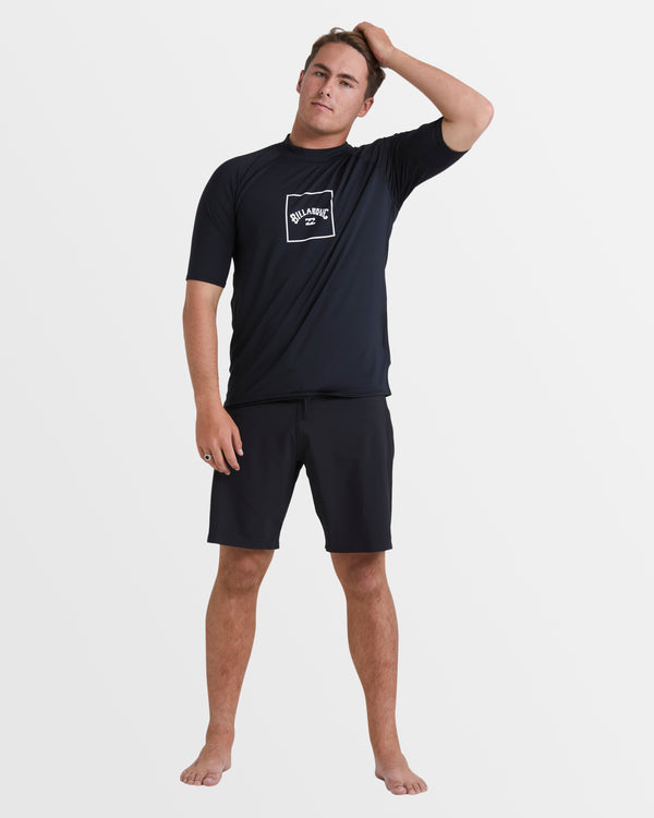 Mens Boxed Arch Rash Vest