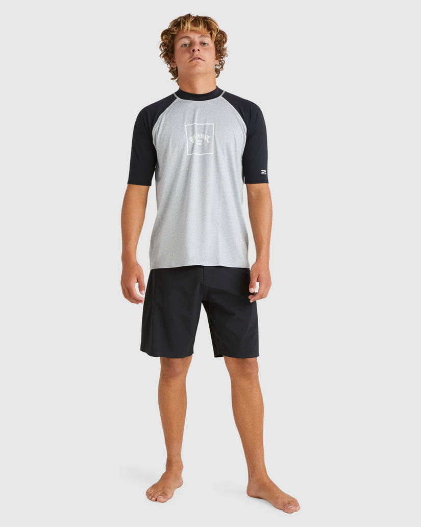 Mens Boxed Arch Rash Vest