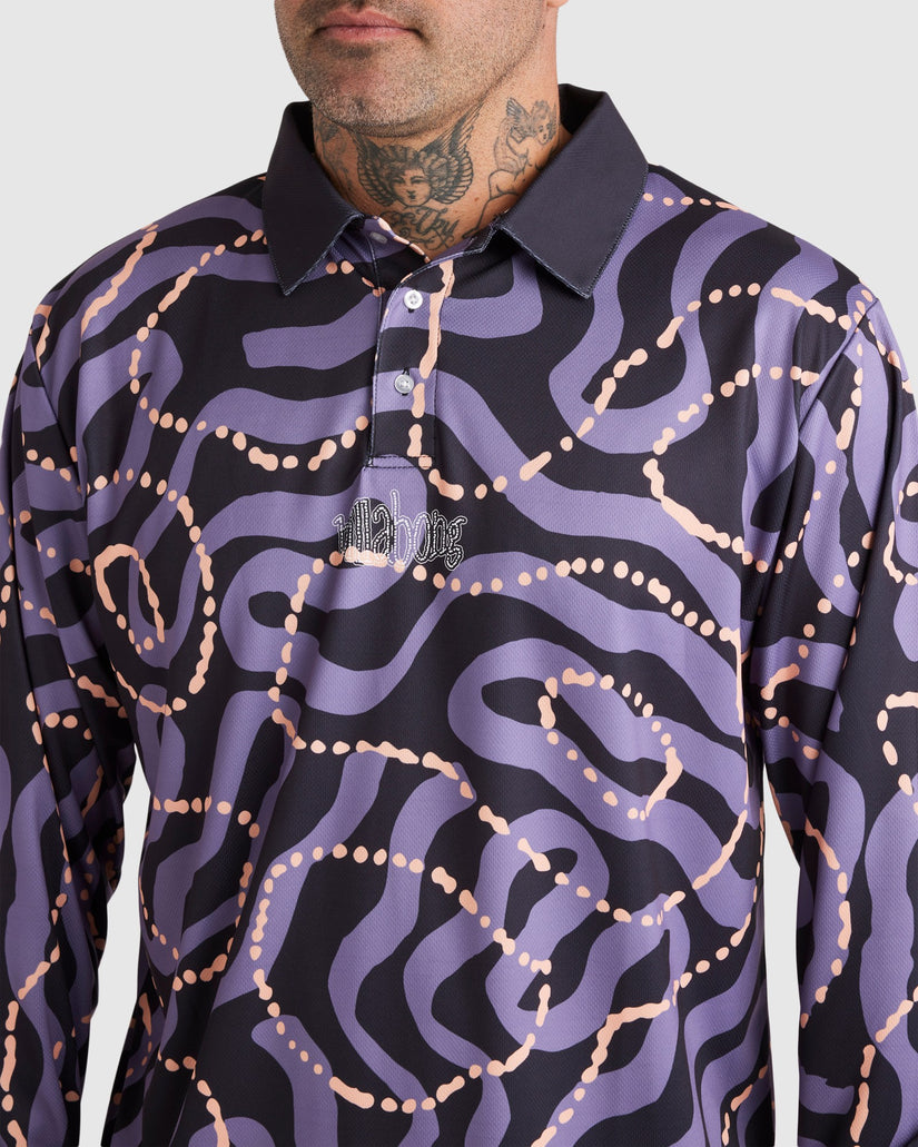 Mens Otis Mangrove Long Sleeve Fisho Surf Shirt