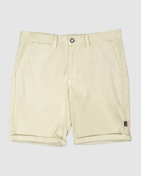 Mens Wave Wash Twill Shorts