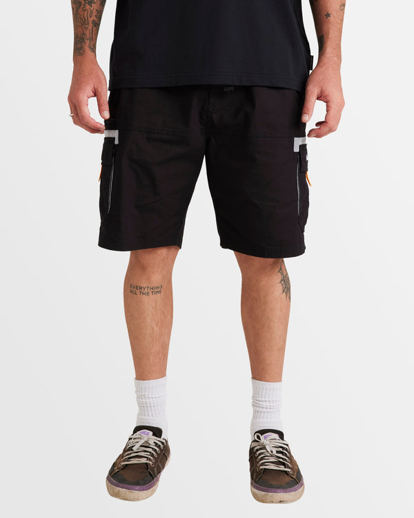 Mens Chrome Cargo Shorts