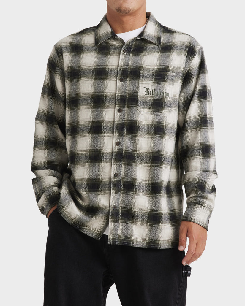 Mens Warped Flannel Shirt