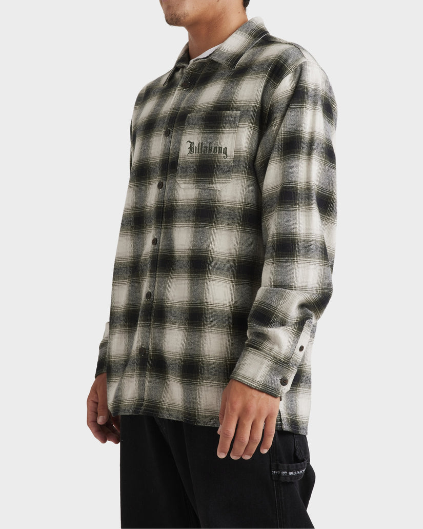 Mens Warped Flannel Shirt