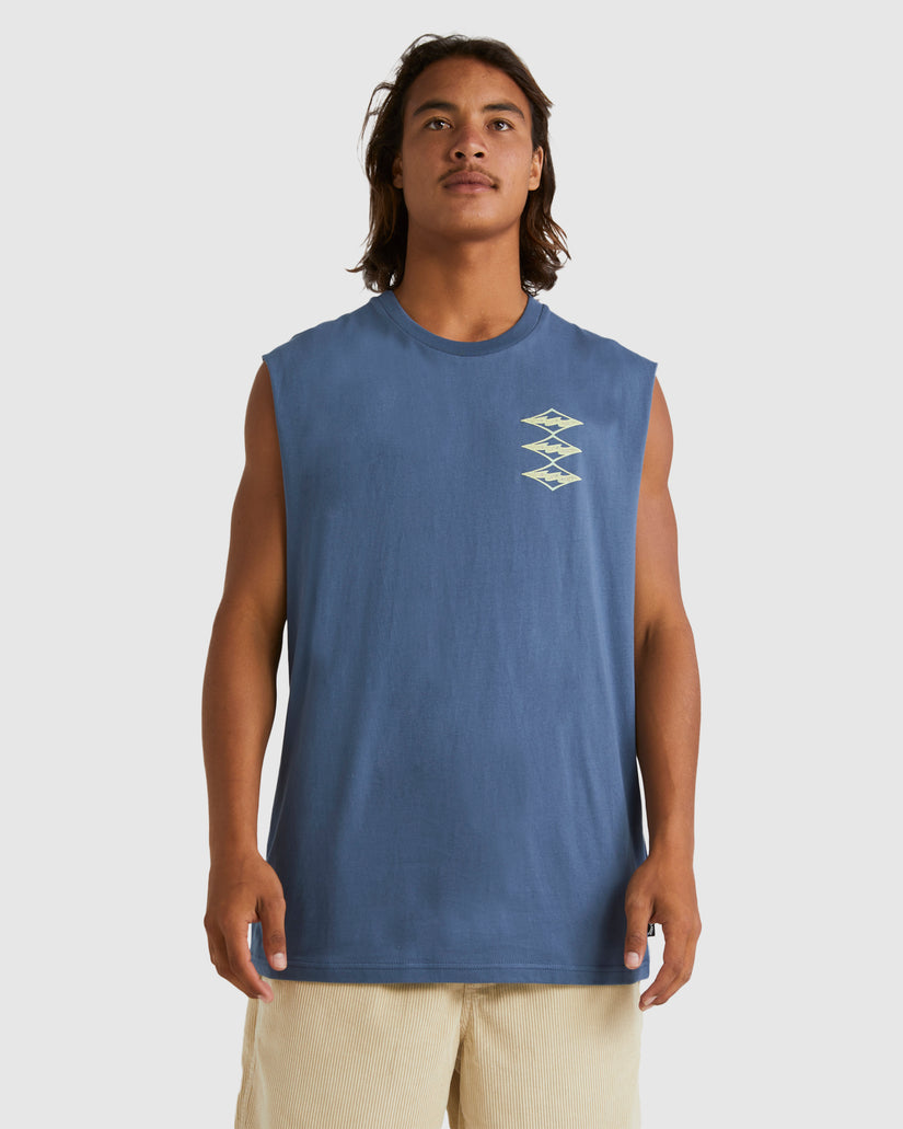 Mens Crayon Wave Tank Top