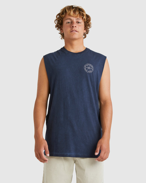 Mens Big Wave Daz Tank Top